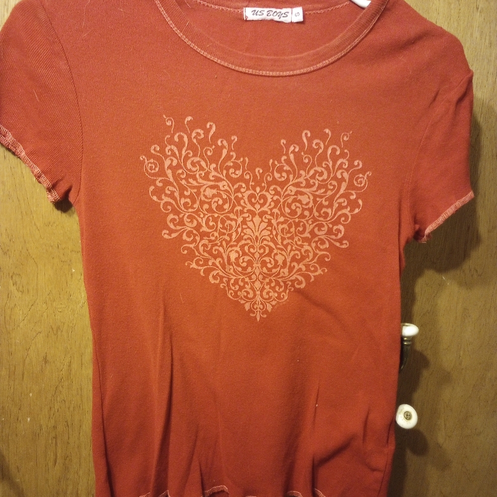 Sears Red Heart Design T-Shirt